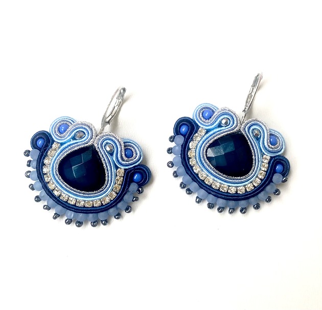 kolczyki soutache Sutaszowe kolczyki OIA