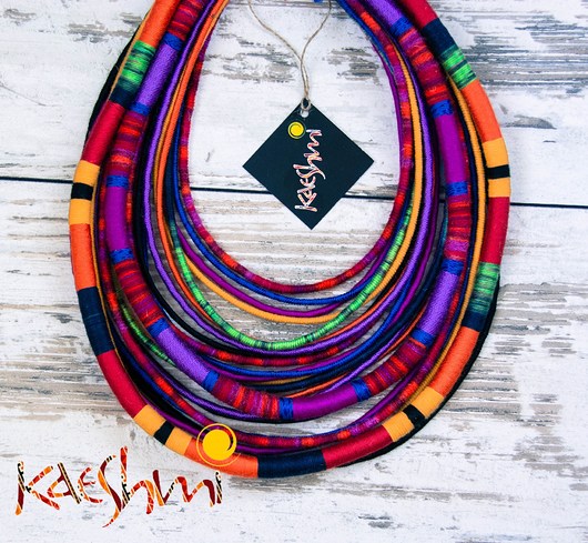 Conchita  - naszyjnik MAASAI (folk, boho) Kaeshmi