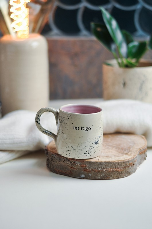 kubki Ceramiczny Kubek 250 ml "let it go"