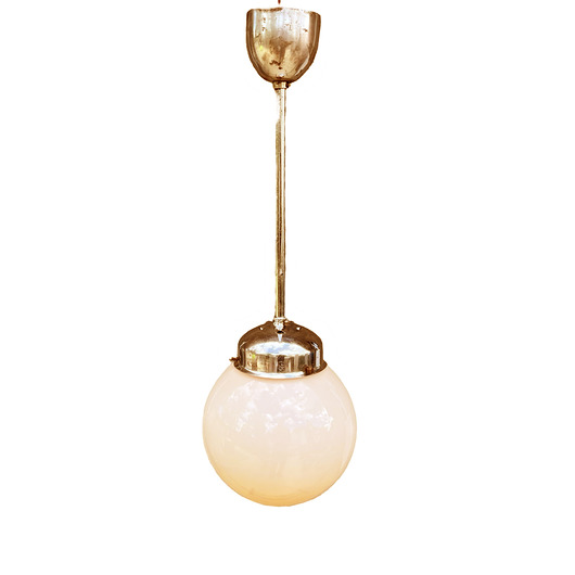 lampy wiszące Artdecowska Lampa wisząca, Napako, Czechosłowacja, lata 40.