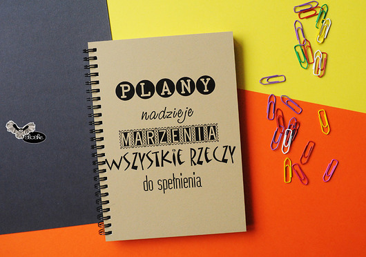 Plany, nadzieje, marzenia ... z eko papieru Sowia Aleja