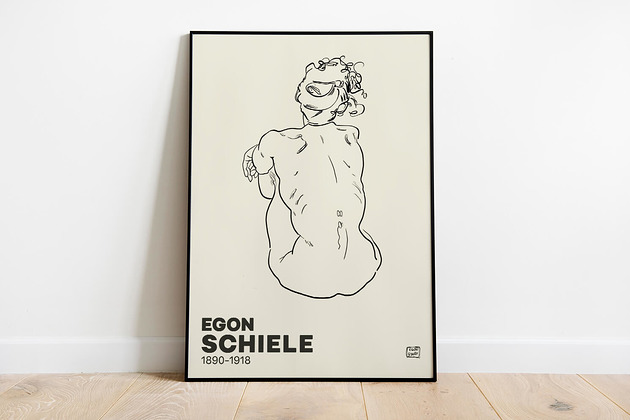 plakaty Egon Schiele - Exhibition Poster