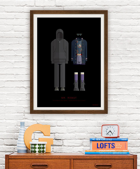 plakaty Mr. Robot - plakat fine art A3