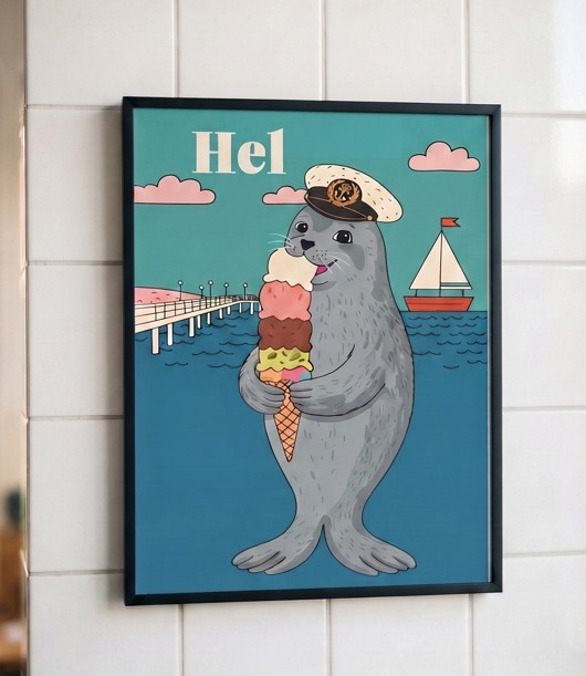 plakaty Plakat HEL I LODY 30x40