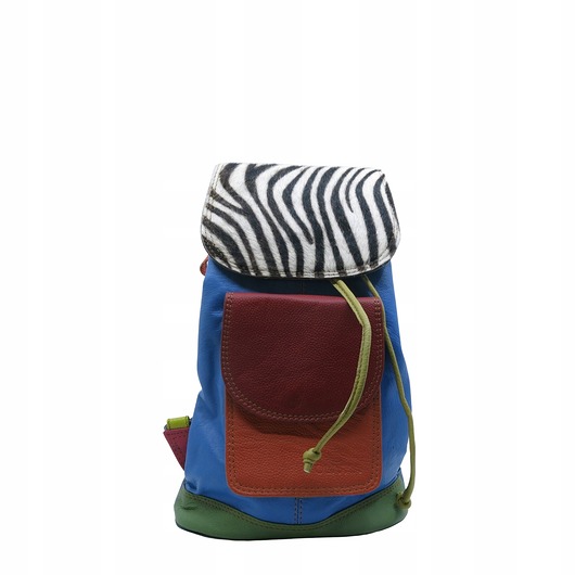 plecaki Plecak damski pojemny skórzany skóra naturalna ze skrawków eko OLIVKA