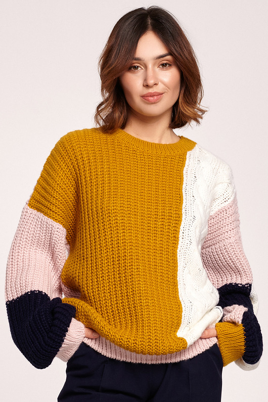 Sweter wielokolorowy-model 1(BK-066) Be