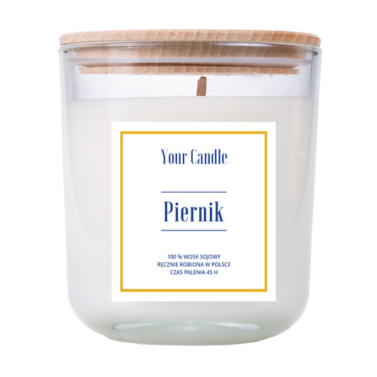świece zapachowe ŚWIECA SOJOWA PIERNIK 210 ml - YOUR CANDLE