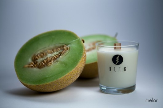 świeca sojowa BLIK - melon BLIK