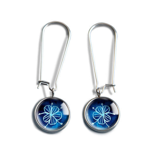 BLUES  kolczyki długie muamua design