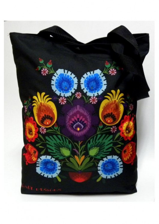 Duża torba z motywem folk Gaul Designs