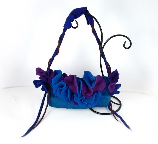 Jedwabnofilcowa Torebka: Living Bag filcant