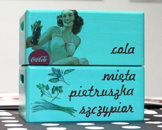 cola + zioła - skrzynki na zamówienie Studio Mini Forma