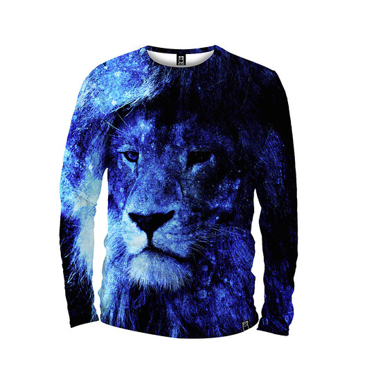 bluzy męskie Koszulka Longsleeve Męska DR.CROW Shinning Lion