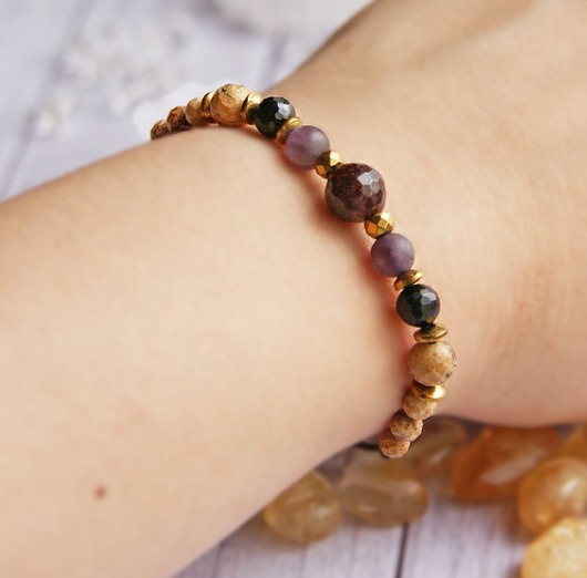 bransoletki z kamieni naturalnych BARAN - new - zodiac collection.