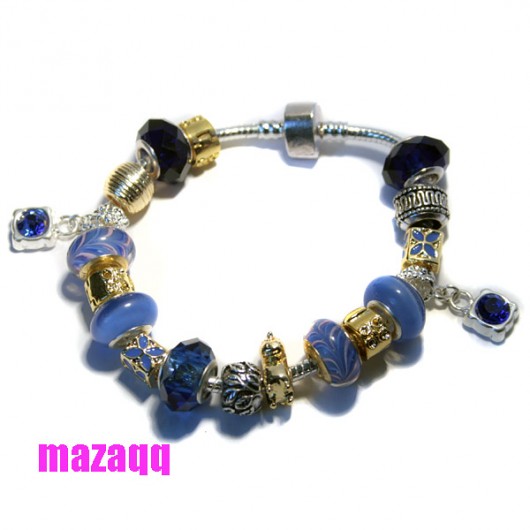 Bransoletka granatowa (21cm) mazaqq
