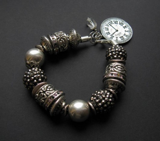 Bransoletka - &quot; Silver&quot; XXXDiamicArt