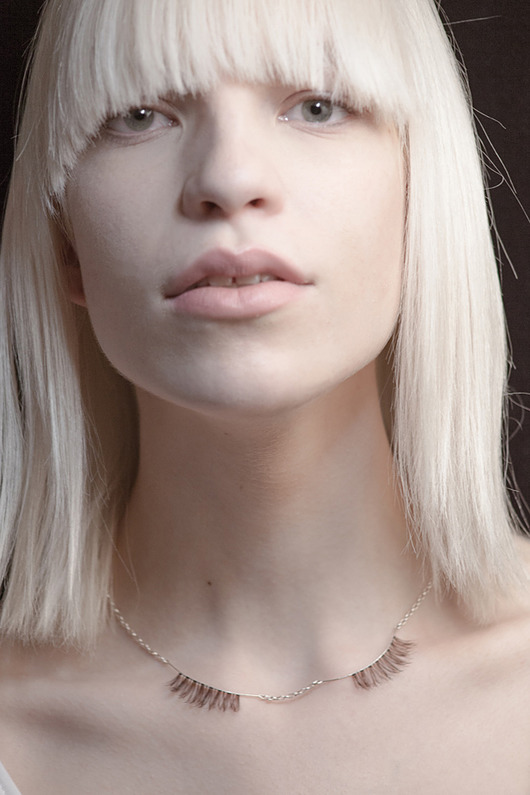 Rzęsy naszyjnik 022 quallejewelry