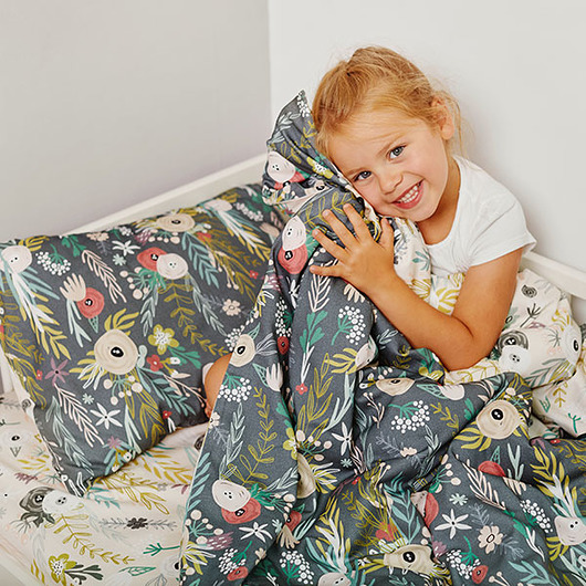 Komplet Pościeli  – Floral Blooming Fun with Mum