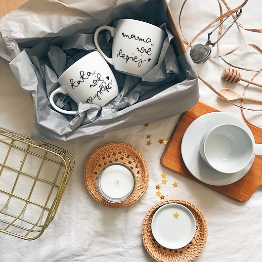 Zestaw  prezentowy  MAMA i TATA WIEM! 350ml my mug company