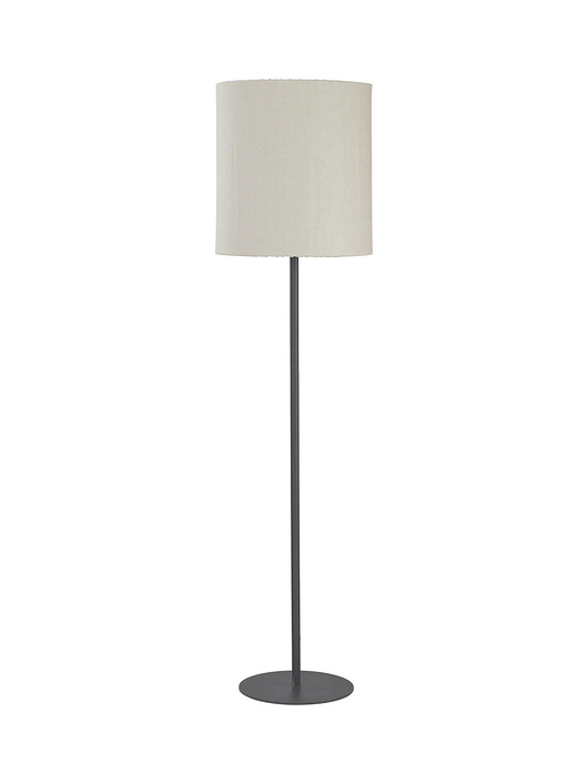 lampy zewnętrzne Zewnętrzna lampa stojąca Agnar C z tkaninowym abażurem