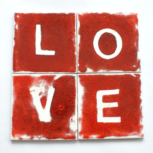 dekory love artkafle