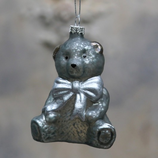 Bombka świąteczna Teddy Bear navy green MIA home