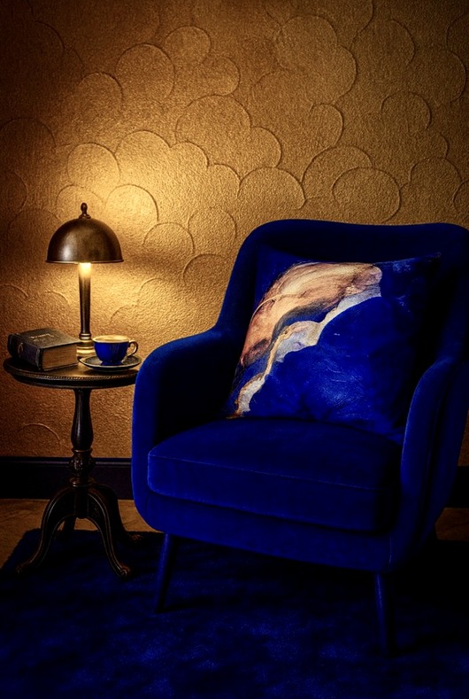 poduszki z grafiką Aksamitna PODUSZKA dekoracyjna, autorski print  CHMURY różowe niebo