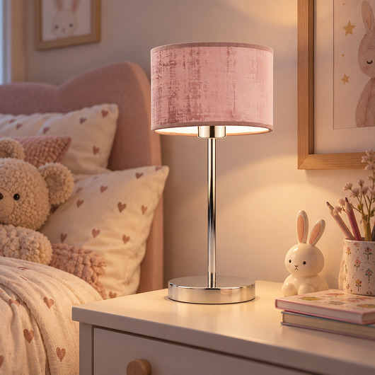 lampy do pokoju dziecka Nowoczesna lampka nocna dla dzieci NICEA KIDS VELUR