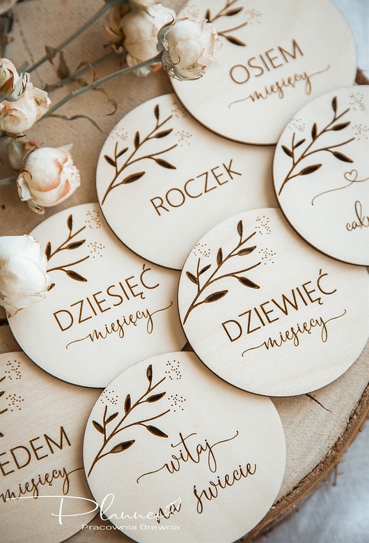 pokój dziecka - różne Tabliczki z miesiącami