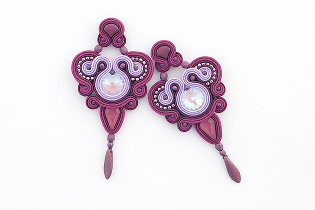 kolczyki soutache Eleganckie kolczyki 2