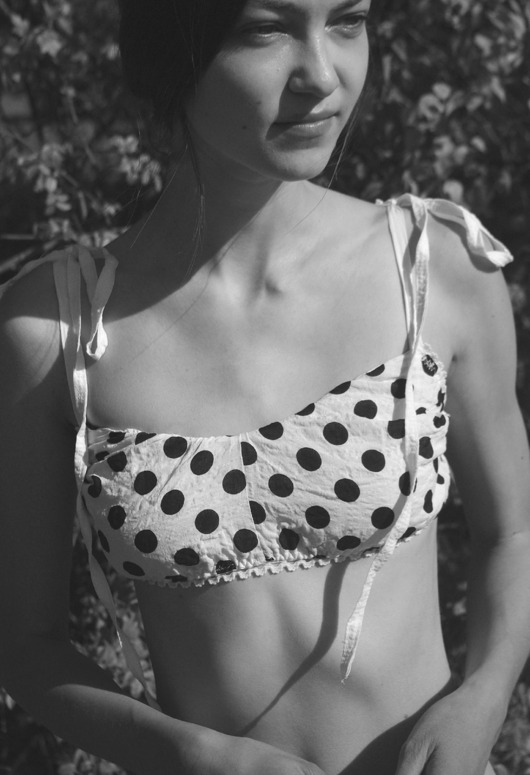 stroje kąpielowe i kostiumy kąpielowe damskie BELLE bra dots