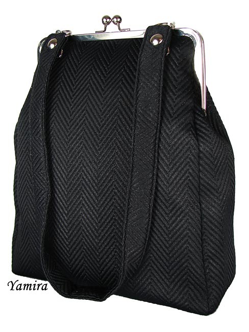XL black & wool yamira