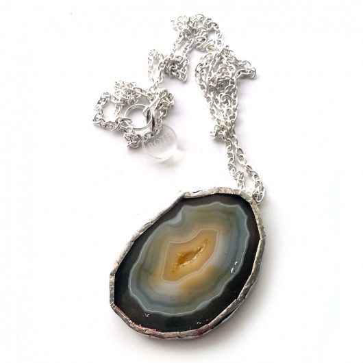 Agate Necklace / brązowy Monika Roth
