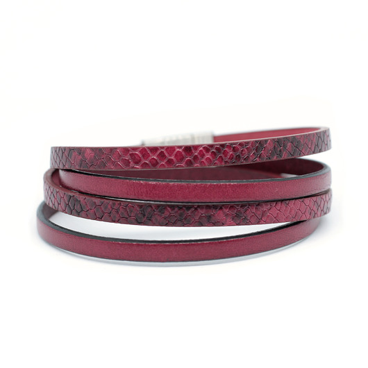 Bransoletka unisex Fun bordowa KociokwikJewelry