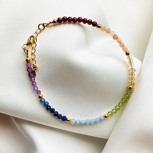 bransoletki z kamieni naturalnych Bransoletka CZAKRA, bransoletka czakralna Yoga