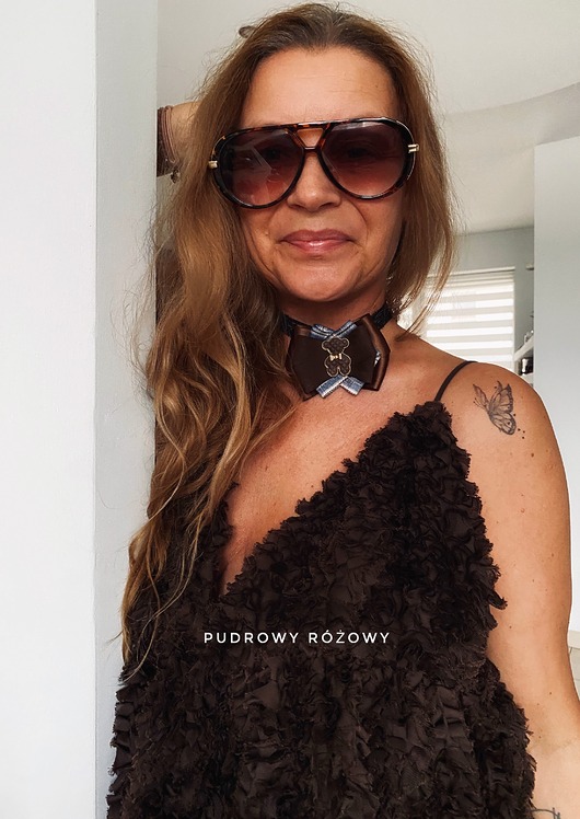 broszki Jesienna Brosza  z  czekoladowym MISIEM Nowość