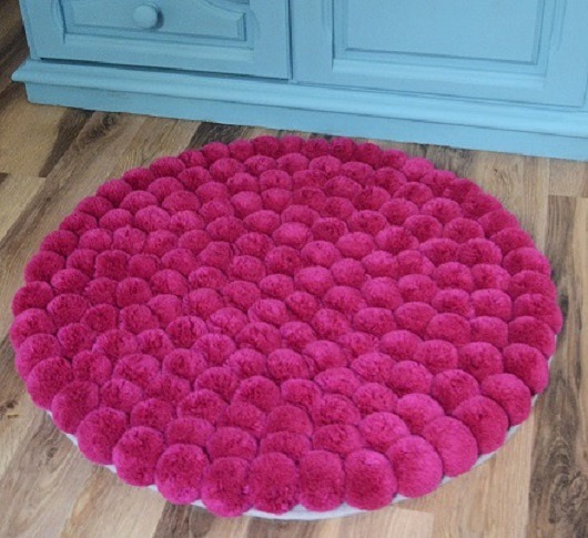 dywany Dywan z pomponów