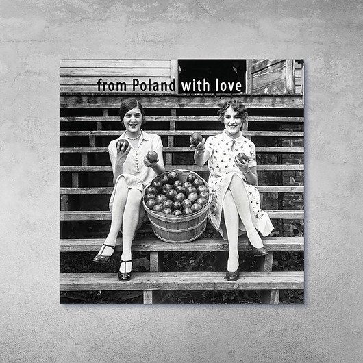 fotografia Plakat Vintage - Dziewczyny z jabłkami