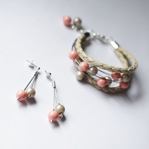 Kolczyki Pink Coral Mitsu