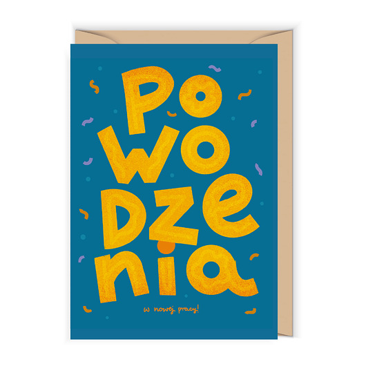 kartki okolicznościowe - wydruki Kartka Powodzenia w nowej pracy
