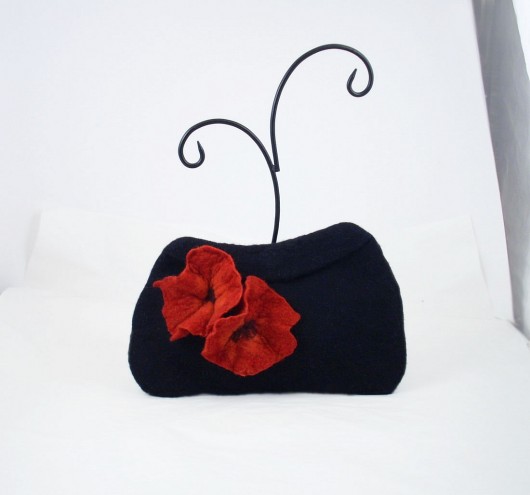 Jedwabnofilcowa Koperta / Torebka: Living Bag filcant
