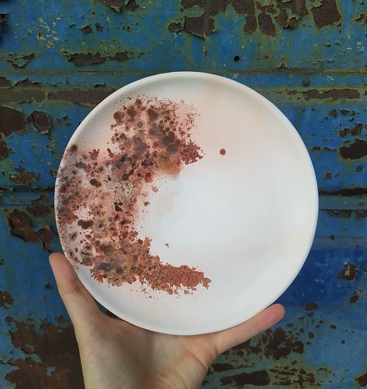 patery i talerze RUST Talerz porcelanowy 19cm