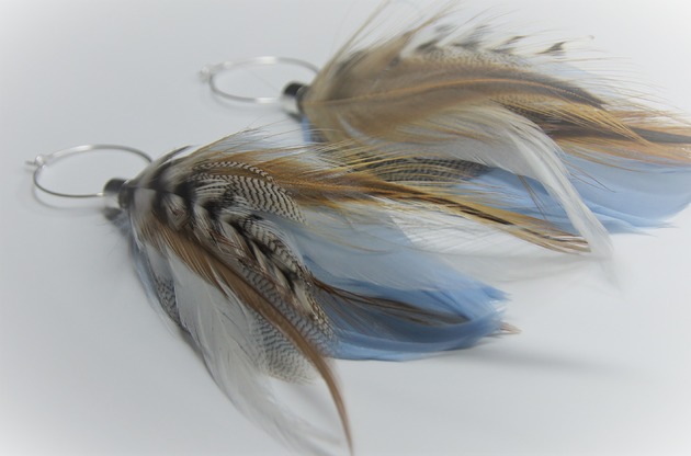 kolczyki z piórami Kolczyki z piórami elum