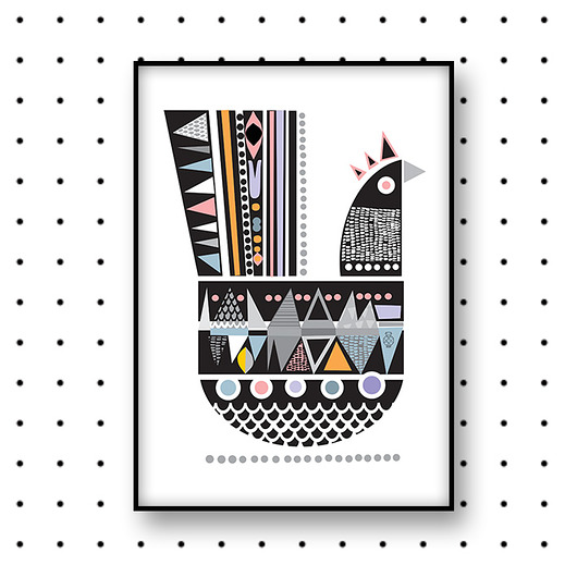 KOKO - plakat, print A3 Ananas Project