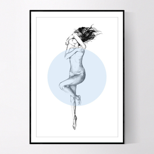 Plakat WOMAN SKETCH NO.1 MUKKO