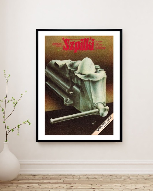 plakaty Oryginalna okładka Szpilki z 1985 r W. Ilnicki Plakat Kolekcjonerski