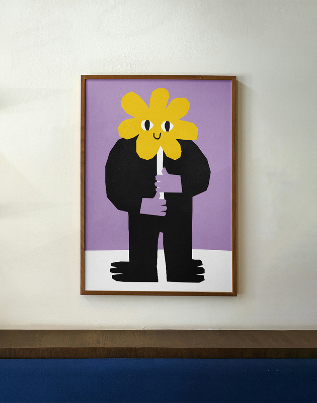 plakaty Plakat 'Kwiatek'