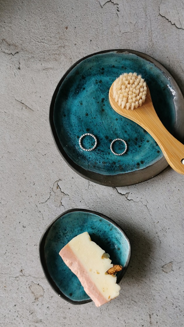 Podstawki pod kadzidełka Ceramiczny zestaw Handmade