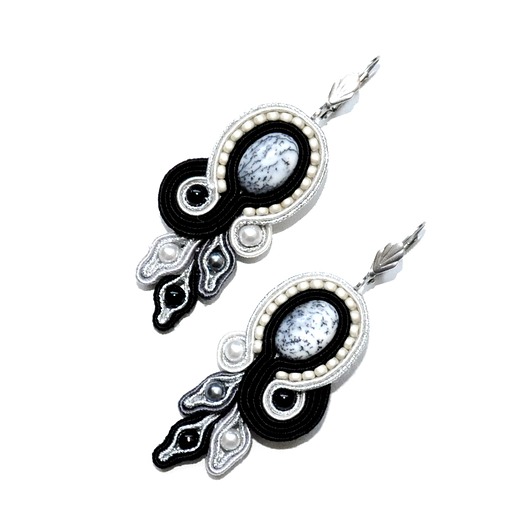kolczyki soutache Sutaszowe kolczyki APULIA