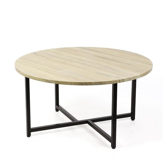 Stolik kawowy Elite drewno metal 40cm Home Design